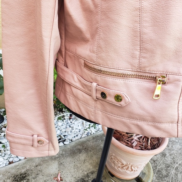 New York & Company Faux leather jacket - Picture 3 of 7